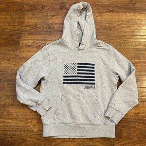 Polo Ralph Lauren embroidered flag hoodie sweatshirt M